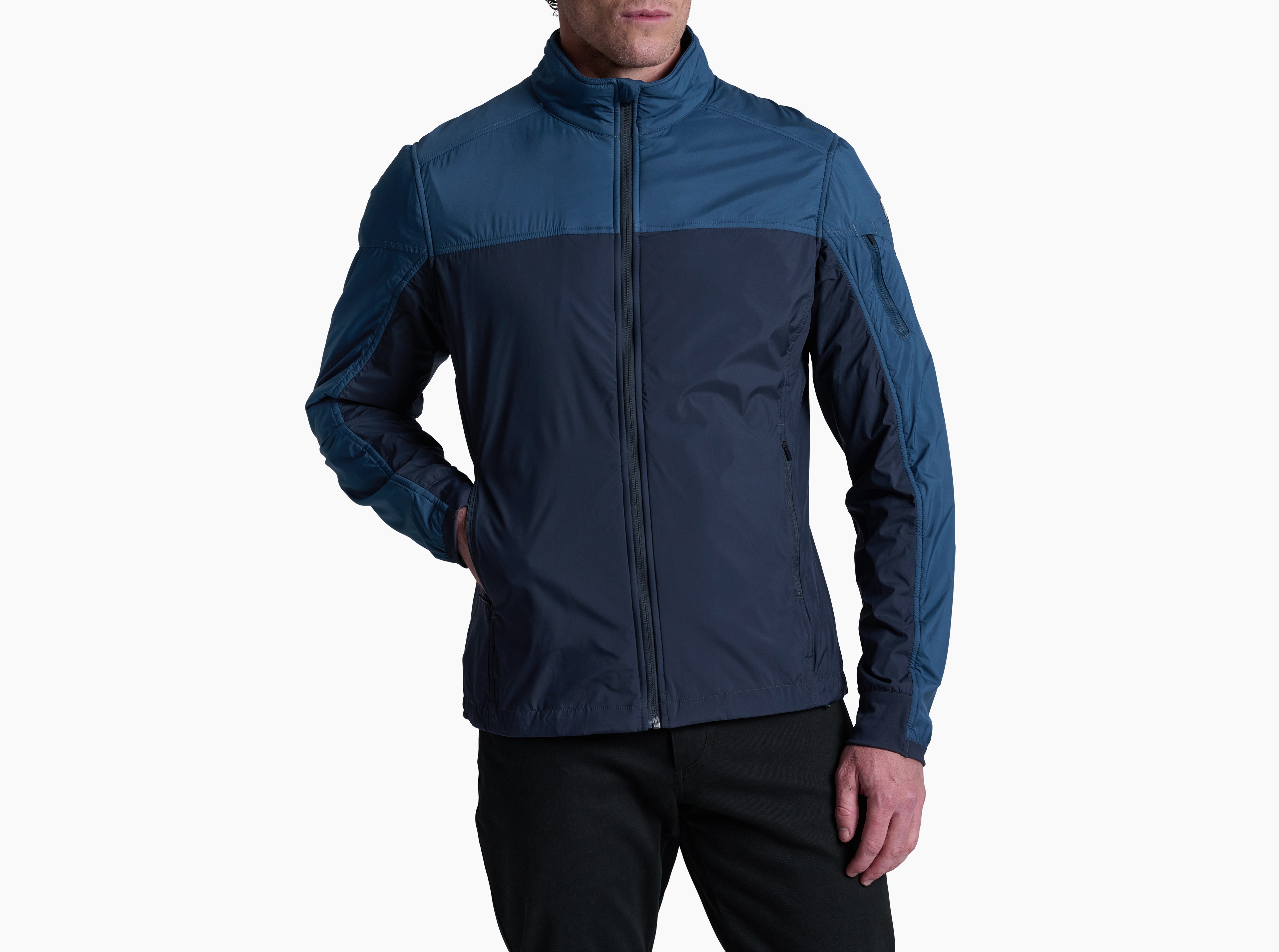 KUHL M's The One Jacket DARK STORM/MUTINY BLUE Front